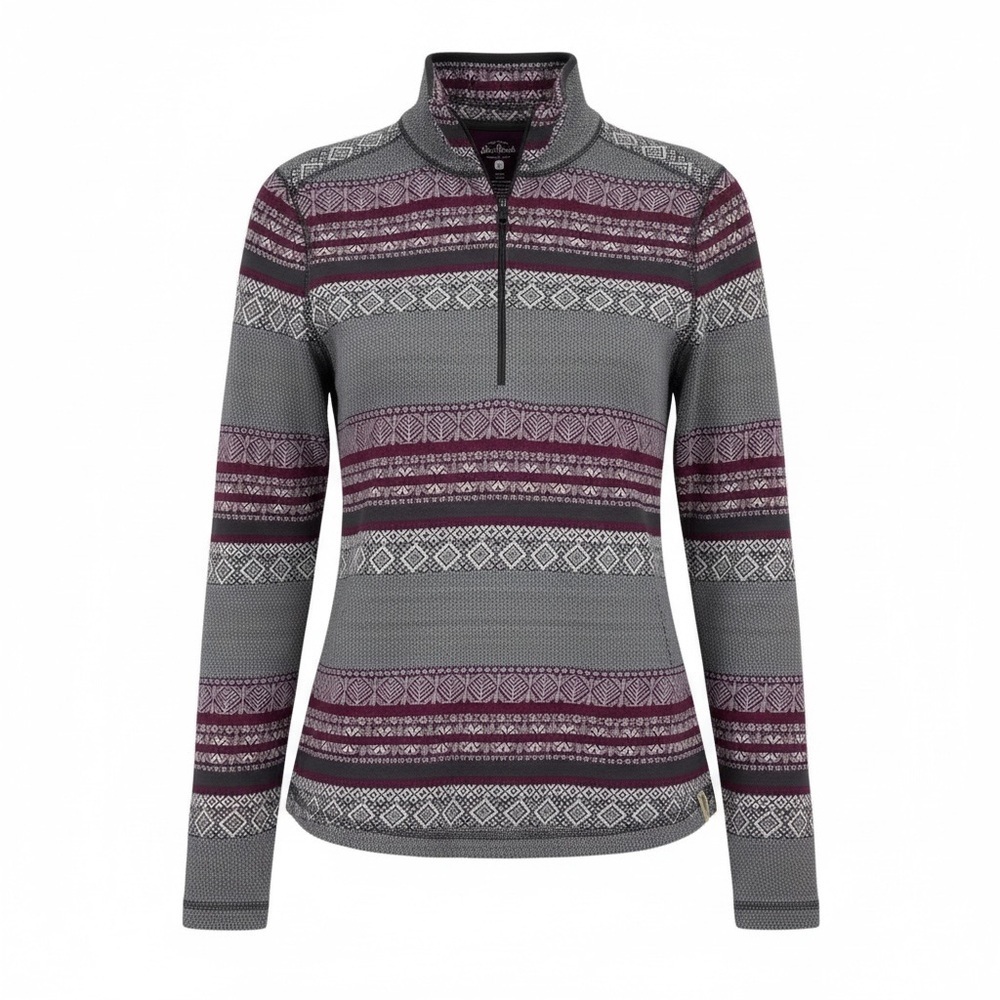 Old Ranch 1/2 Zip Fair Isle Pullover Knit Top Women’s Size M